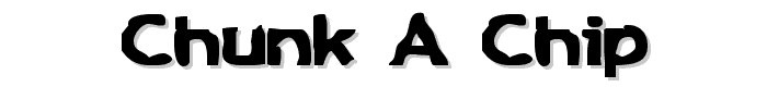 Chunk-a-Chip font