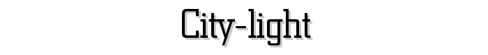 City-Light font