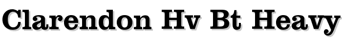 Clarendon%20Hv%20BT%20Heavy font