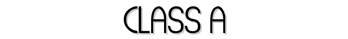 Class%20A font