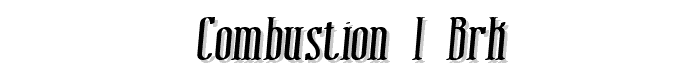 Combustion%20I%20BRK font