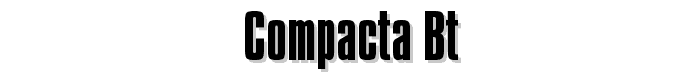 Compacta%20BT font