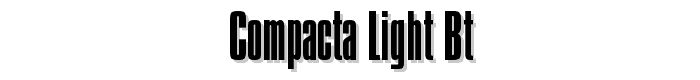 Compacta%20Light%20BT font