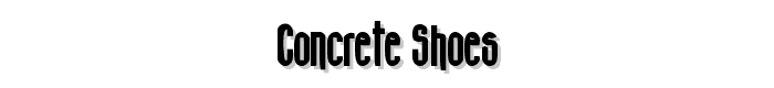 Concrete%20Shoes font