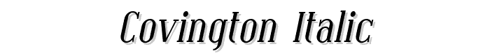 Covington%20Italic font