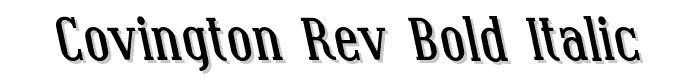 Covington%20Rev%20Bold%20Italic font