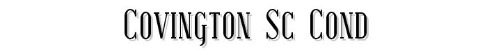 Covington%20SC%20Cond font