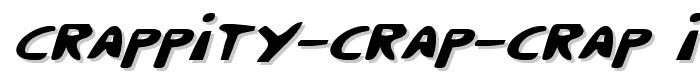 Crappity-Crap-Crap%20Italic font