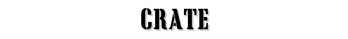 Crate font