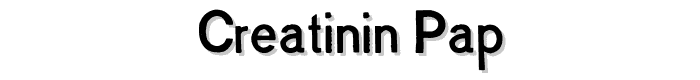 Creatinin%20PAP font