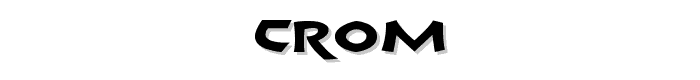 Crom font