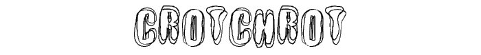 Crotchrot font