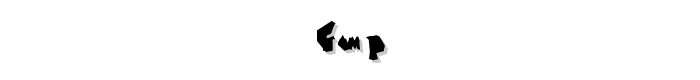 Crump font