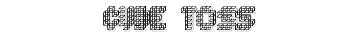 Cube%20Toss font