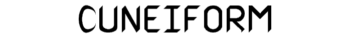 Cuneiform font