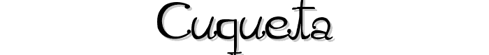 Cuqueta font