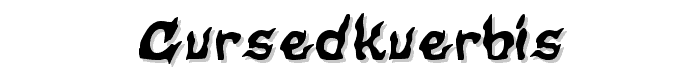 CursedKuerbis font