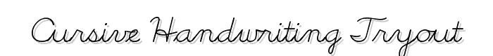 Cursive%20Handwriting%20Tryout font