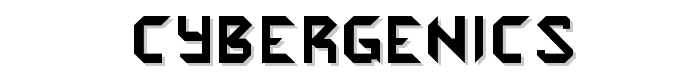 Cybergenics font