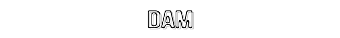 DAM font