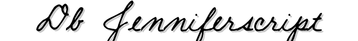 DB%20JENNIFERscript font