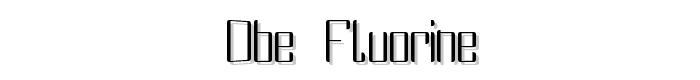 DBE%20Fluorine font