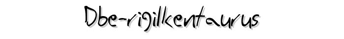 DBE-RigilKentaurus font