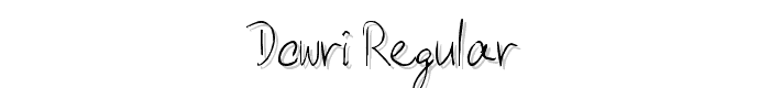 DCWri%20Regular font