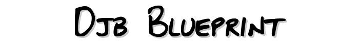 DJB%20BLUEPRINT font