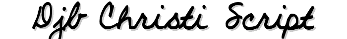 DJB%20Christi%20script font