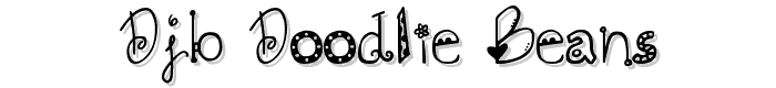 DJB%20DOODLIE%20BEANS font