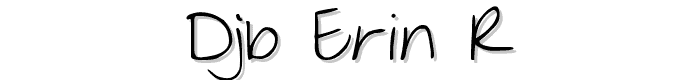 DJB%20ERIN%20R font