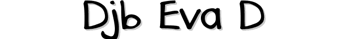 DJB%20EVA%20D font