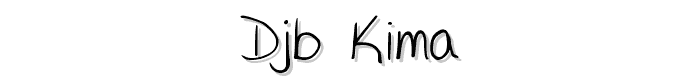 DJB%20KIMA font