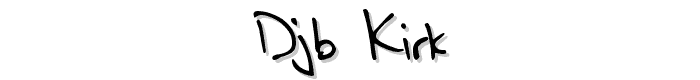 DJB%20Kirk font