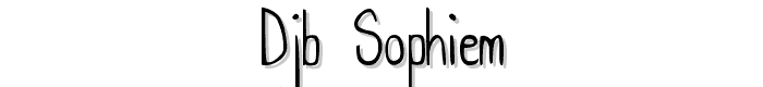 DJB%20SOPHIEM font