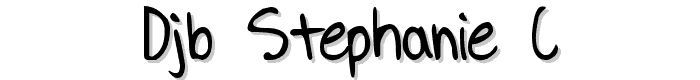 DJB%20STEPHANIE%20C font