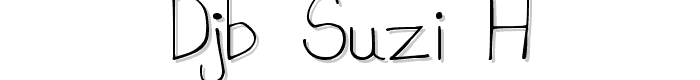 DJB%20SUZI%20H font