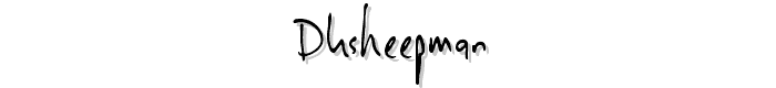 DKSheepman font