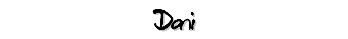 Dani font