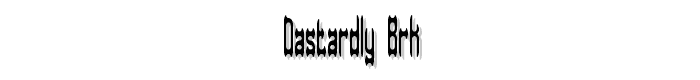 Dastardly%20BRK font