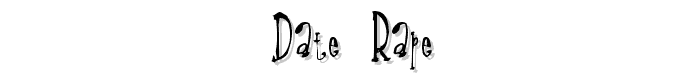 Date%20Rape font