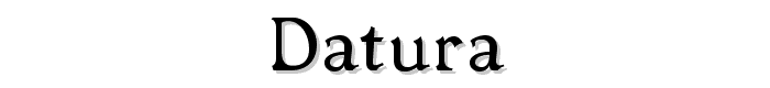 Datura font