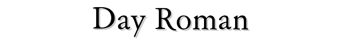 Day%20Roman font