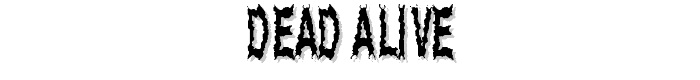 Dead%20Alive font