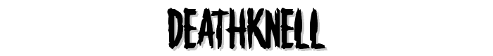 Deathknell font