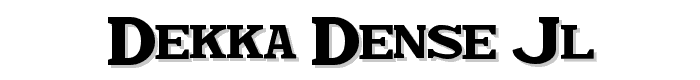 Dekka%20Dense%20JL font