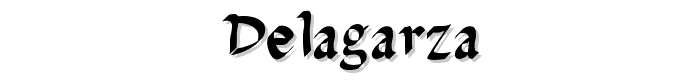 DelaGarza font