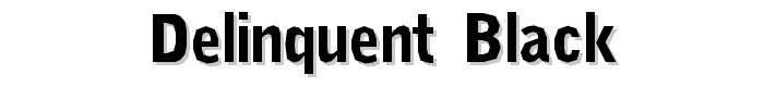 Delinquent%20Black font