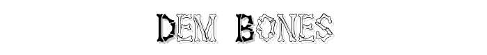 Dem%20Bones font